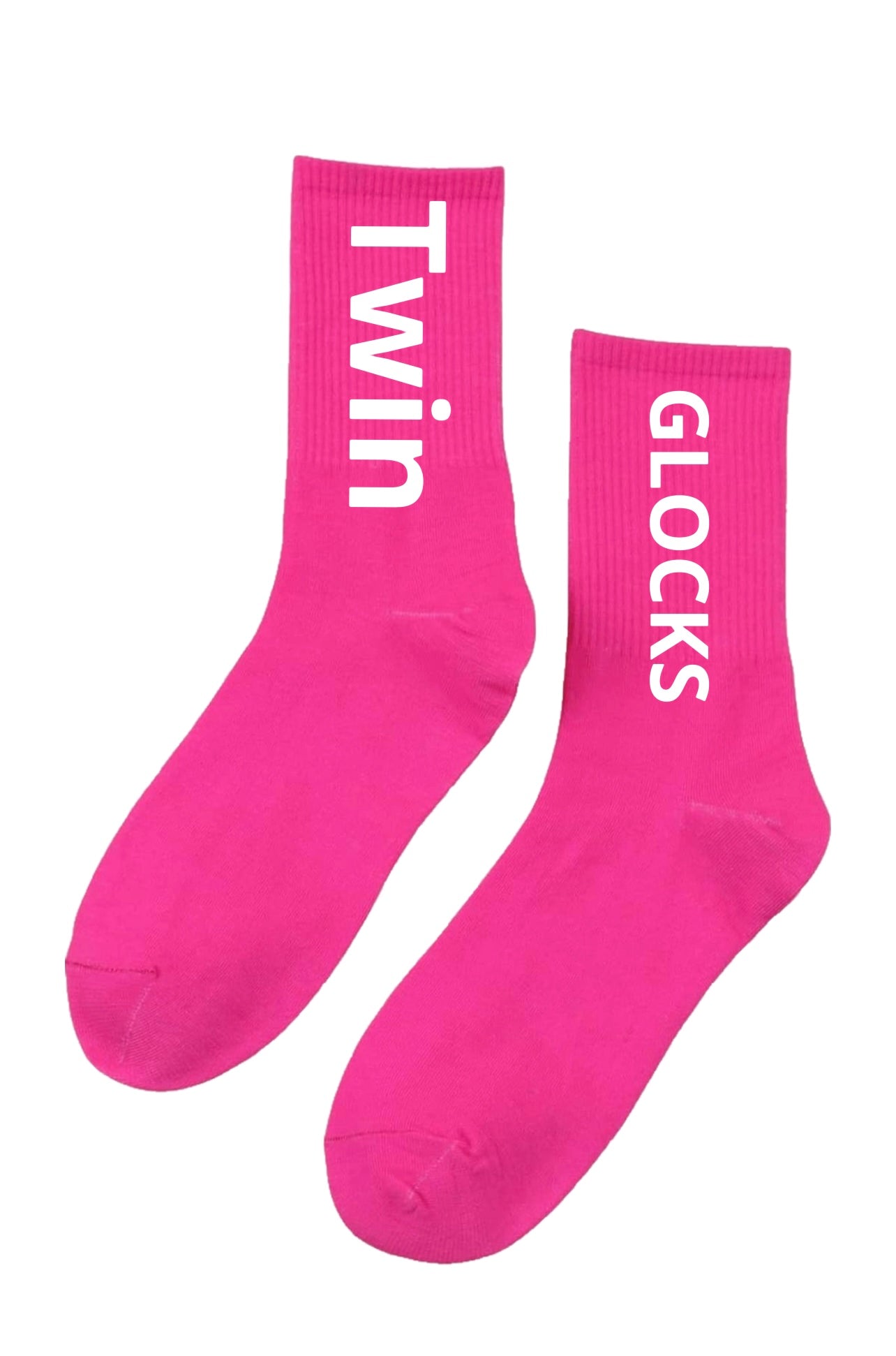 Pink Nike Twin Glock Socks by @TrayLittle Limited Edition