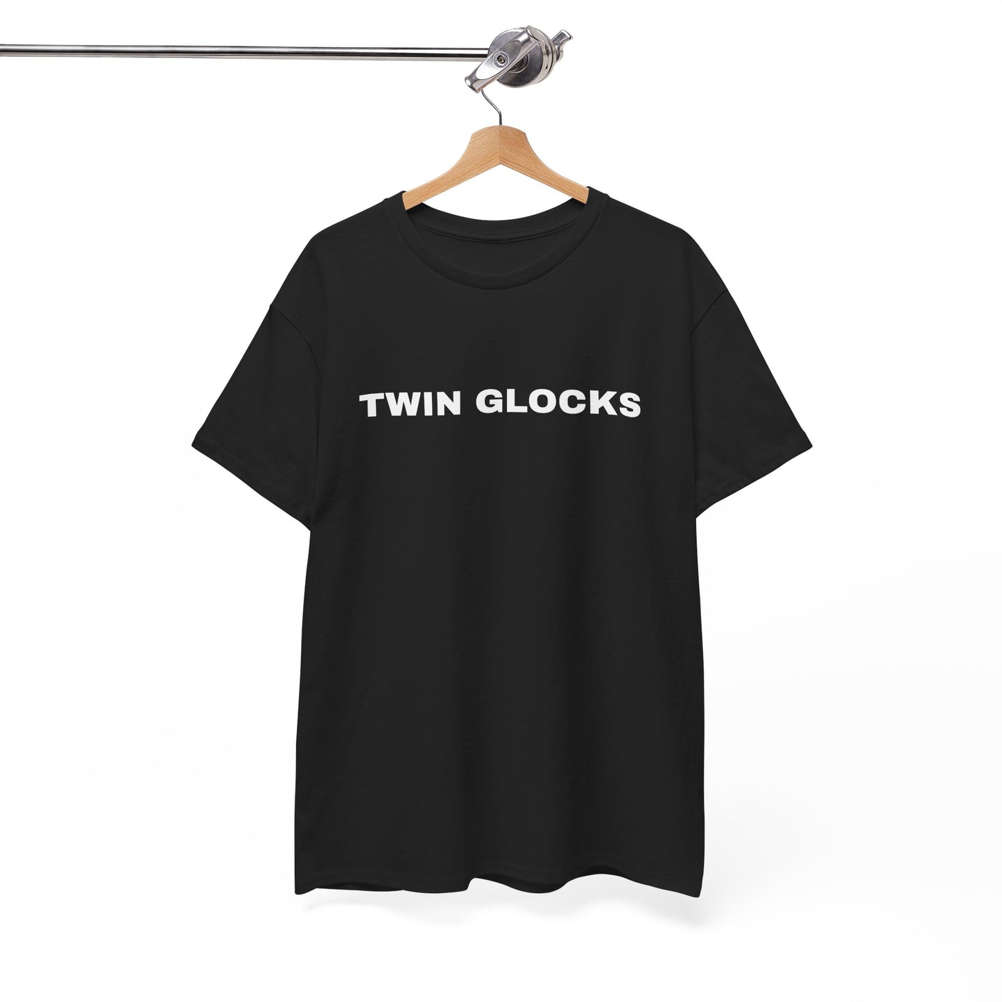 @TrayLittle's Twin Glocks Exclusive Black Tee