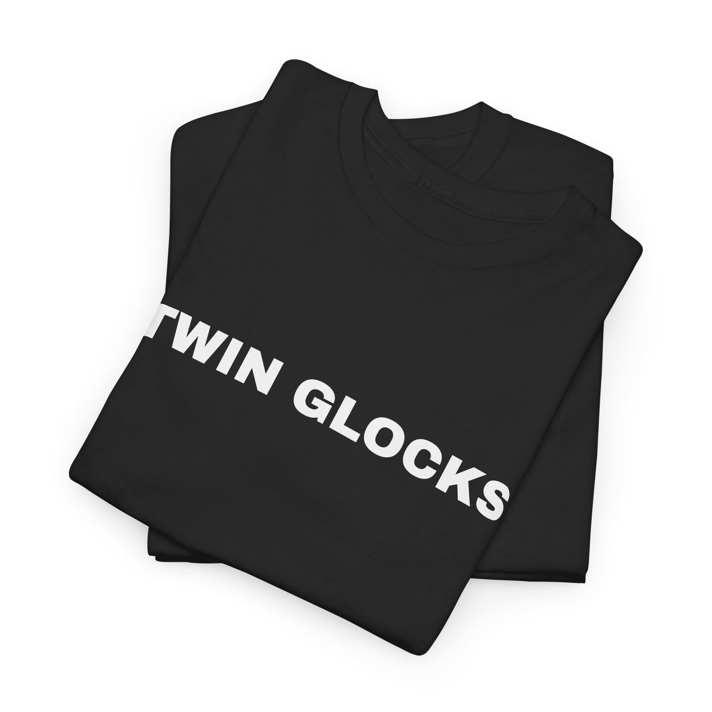 @TrayLittle's Twin Glocks Exclusive Black Tee